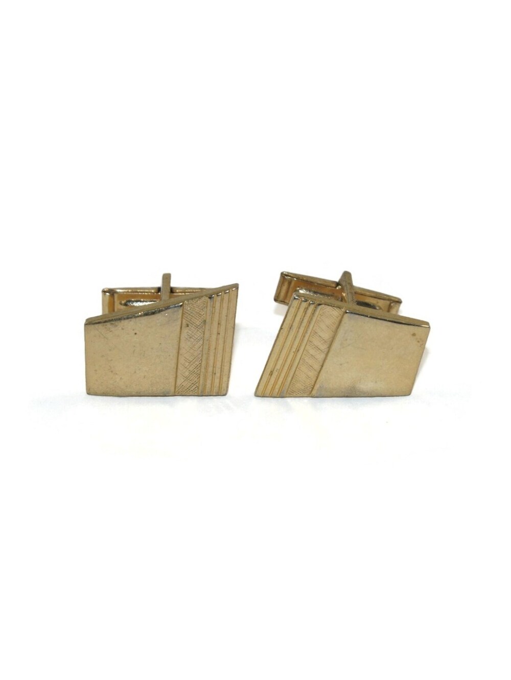 Vintage Gold Tone Cuff Links.